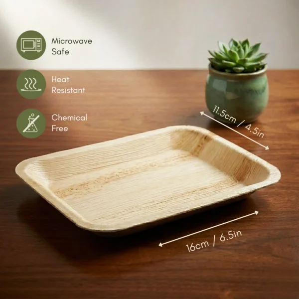 6″ × 4.5″ Snack Tray (1 Carton / 300 Trays)