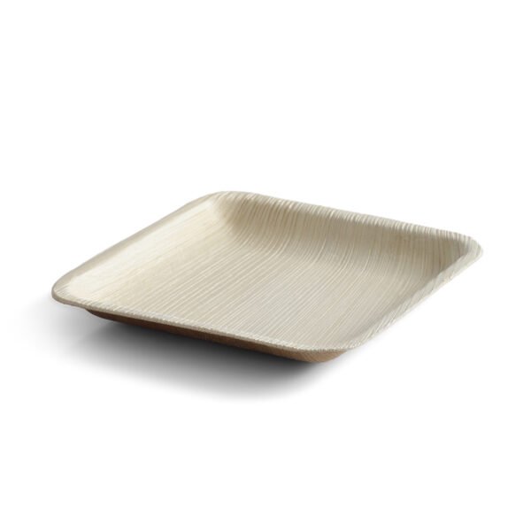 5″ Square Snack Plate (1 Carton / 300 Plates)