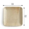 8″ Square Serving Plate (1 Carton / 300 Plates)