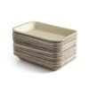 9″ × 6″ Deep Rectangular Tray (1 Carton / 200 Trays)