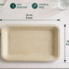 9″ × 6″ Deep Rectangular Tray (1 Carton / 200 Trays)