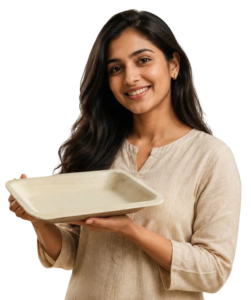 Foliware - women holding plates